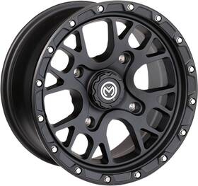 Moose Utility Division 0230-1094 Racing 545x Atv/utv Wheels 14x7 - 4/110 Satin Black