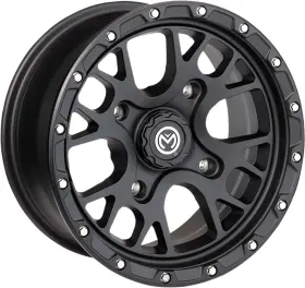 0230-1095 Moose Utility Division 545x Wheel - 14x7 4 3 Offset 4/136 Satin Black
