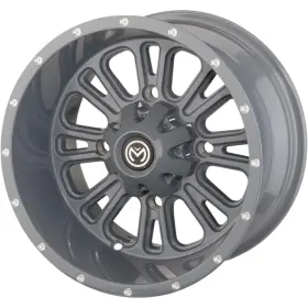 399mo127110kg4 Moose Utility Division 0230-1115 Offroad 399x Wheel - 12x7 4 3 Offset 4/110 Gray