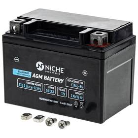 Niche 519-cab2269t Agm Battery Ytx4l For Ski-doo Mxz 600 Summit 850 Freeride Snowmobile