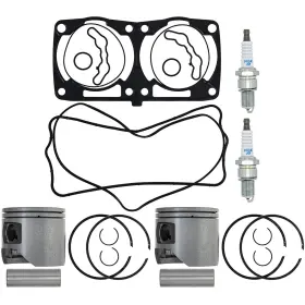 Mk1011899 Niche Stock Piston Gasket Spark Plug Kit For Polaris Titan Switchback Sks 800