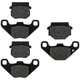Mk1012634 Niche Brake Pad Set For Polaris Rzr 170 0455279 0455273 Complete Semi-metallic
