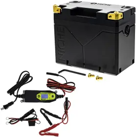 Ytx14ah-bs Niche Mk1015036 Lithium Battery With Charger 12v 240a For Polaris Yamaha Snowmobile