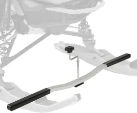 Sbrrw2 Northbound Snowmobile Trailer Ski Tie Down Hold Bars With Hardware 2 Pack - Black 46 Inch
