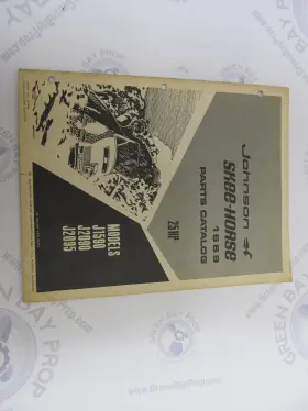 261062 Omc 1969 Johnson Skee-horse 25 Hp Snowmobile Parts Catalog J1590 J2090