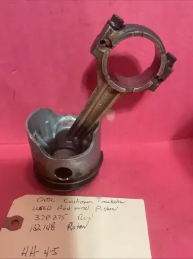 378275-162148 Omc Genuine Oem Used Cushman Trackster 162148 Piston 378275 29 Hp Ii Bottom Rare