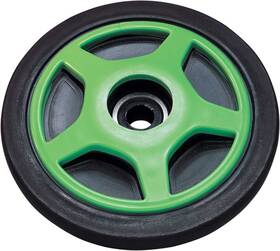 Parts Unlimited 4083-p804007-33 Colored Idler Wheel-6.38 Inch X.75 With Insert-green For