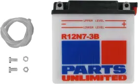 Lemm2273b-c Parts Unlimited 12v Conventional Battery Y12n7-3b R12n7-3b