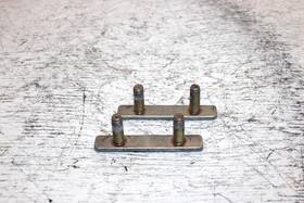 Polaris 1012648 1999 500 Indy Oem Front Bumper Support Stud Plate Pair Sp50