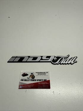 Polaris 5430852 98-99 New Oem Indy Trail Badge Emblem Snowmobile