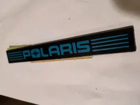 5430979-167 Polaris 5430979-133 Snowmobile Turquoise Body Emblem Oem Nos