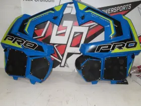 5451230-689 Polaris 5451231-689 - 2018 Pro Rmk 800 163 Side Panels Pair Blue /