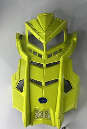 Polaris 5451237-630 2020 Axys Rmk 850 Lime Squeeze Hood Panel