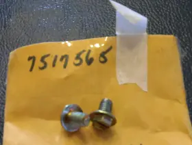 7517565 Polaris 4 Genuine Oem Vintage Snowmobile Screws