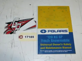9916888 Polaris 2002 120 Xc Sp Youth Snowmobile Universal Owners Safety And Maintenance
