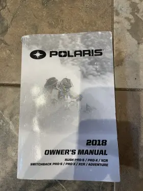 9927985 Polaris 2018 Owners Manual Rush Switchback