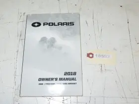 9928037 Polaris - 2018 Pro Rmk 800 163 Owner Manual