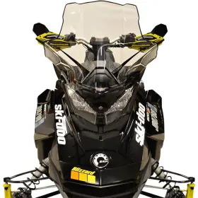 3064-p459969-94 Powermadd Cobra Windshield-mid-20 Inch -black For 2019 Ski-doo Mx Z Blizzard E-tec