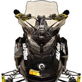 Powermadd 4379-p462599-59 Cobra Windshield-mid-20 Inch -black For 2019 Ski-doo Renegade X E-tec 850