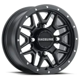 A94b-47037 Raceline 10 Krank Wheel 14x7 4/137 5 2 10mm Black