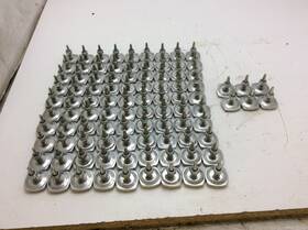 Roetin Gdp6-1175 New Oem Hornet Studs 1.175 Inch With 5/16 Stud Backing Plates 96 Pack