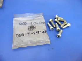000-41-741-28 Scorpion Snowmobile Fan Housing Screw Lot Of 9 New