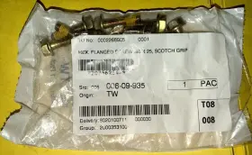 207562544 Ski-doo Brp Oem Canam Sxs/skidoo Hexflangescrew M6x25 Pk Of 9 New