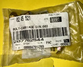 207762544 Ski-doo Brp Oem Canam Sxs/skidoo Carriage Bolt M6x25 Pk Of 10 New