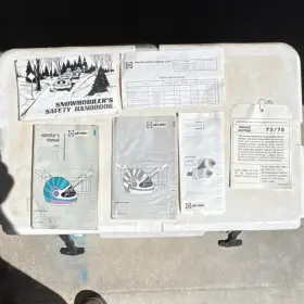 414-6398-00 Ski-doo Operators Manual Safari Cheyenne Voyageur Escapade 1989 414639800