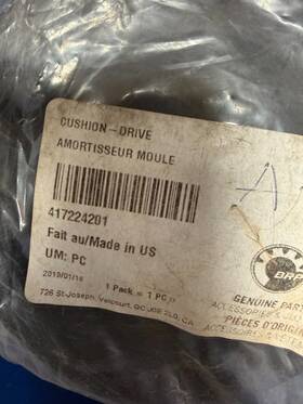 Ski-doo 417224201 Ski-doo Oem Drive Cushion -