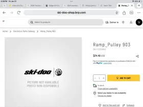 417224642 Ski-doo Ramp Pulley 903 - Sku