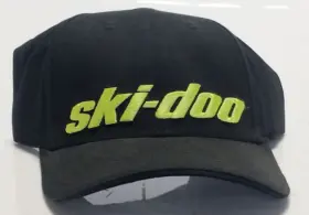 4475610090 Ski-doo Sea-doo Signature Snap Back Hat Black Powersports Cap