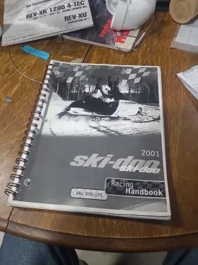 484200031 Ski-doo 2001 Snowmobile Formula Tour Mxz Tundra Summit Racing Handbook
