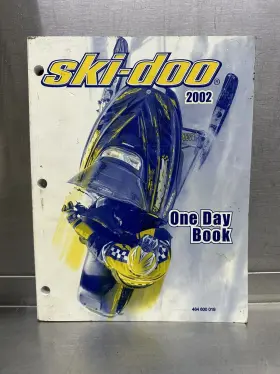 484600019 Ski-doo - 2002 One Day School Book Tech Service
