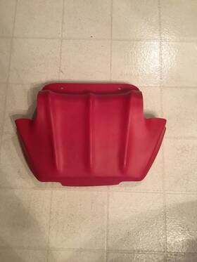 Ski-doo 502006653 Oem Zx Skid Plate Red