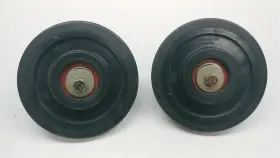 503190802 Ski Doo Snow 2005 Mxz 600 Ho Sdi Side Idler Bogey Wheels Pair W Mounts 135mm