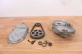 504151938 Ski-doo 2000 Summit 800 Zx Chain Case With Cover And Sprockets 19/43t - 768miles