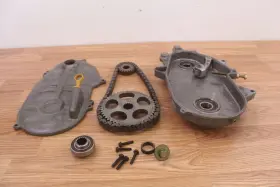 504152203 Ski-doo 2006 Summit 1000 Highmark Chain Case With Cover And Sprockets 21/49 Gears