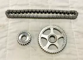 504152506 Ski-doo 2007 Summit Gear And Chain 23 Tooth Upper 45 Lower 76 Link 15 Wide