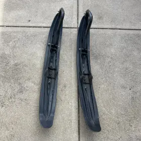 505072121 Ski-doo Renegade 600 E-tec Pilot X Snowmobile Skis - Used Set Of 2