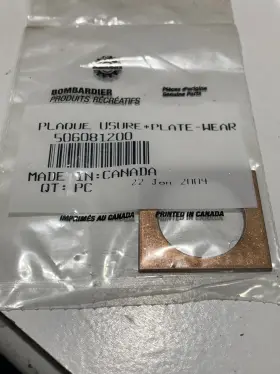 506081200 Ski-doo Wear Plate - N.o.s