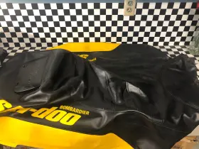 510003749 Ski-doo 2000 Mxz 500 600 700 Sb Oem Black/yellow Seat Cover 2001