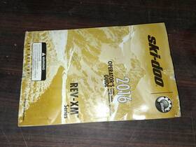 Ski-doo 520001560 Skidoo Rev Xm 2016 Owners Manual