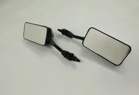 861786000 Ski-doo New Rev Chassis Oem Left And Right Bolt On Mirrors Black