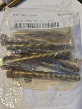 Ski-doo Bombardier 207108544 Ski-doo Snowmobile Hex Head Bolt Pkg Of 8 Oem
