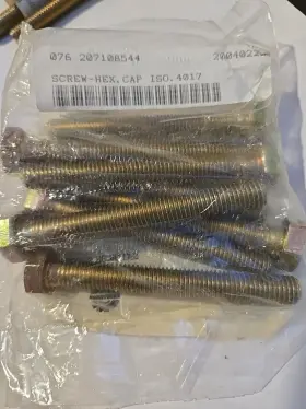 207108544 Ski-doo Bombardier Snowmobile Hex Head Bolt Pkg Of 8 Oem
