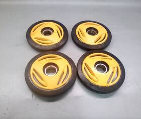 Ski-doo Ro135f 1999 Ski-doo Formula Z 500 Rear Suspension Idler Wheels 135 Mm Set Of 4 Yellow