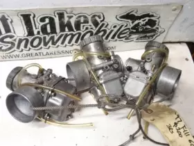 403128600 Skidoo 3 Rotax Mikuni 36mm Snowmobile Carburetors Formula Iii 600