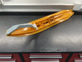 505074757 Skidoo 2017 Summit X 850 165 Inch Front Orange Ski White Tips