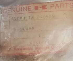 Sno-jet 040509 Nos Vintage Snowmobile Headlamp Kawasaki
